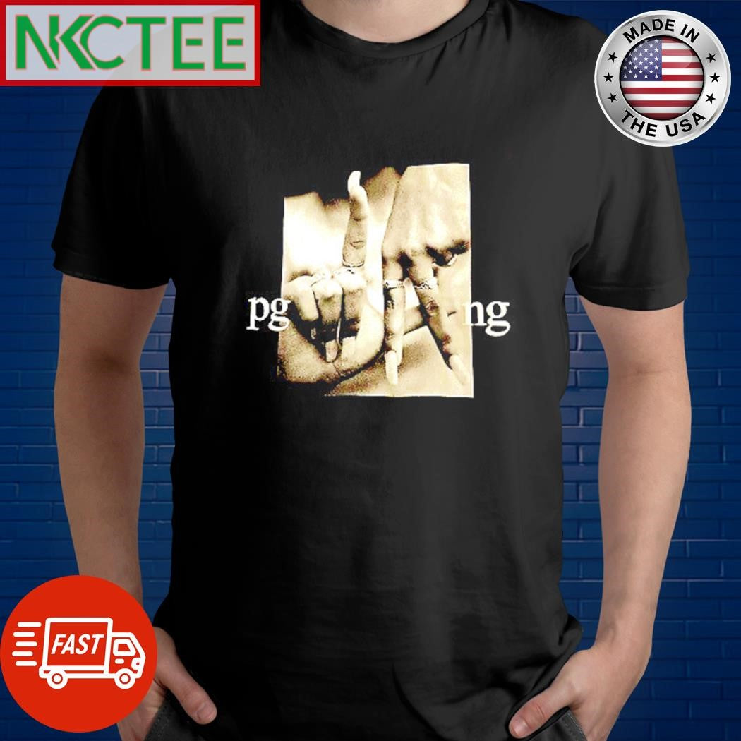 Awesome Kendrick Lamar PGLang hand sign shirt Unisex T-shirt, Sweatshirt, Hoodie, Long Sleeve Tee - T-Shirt, Sweatshirt, Hoodie