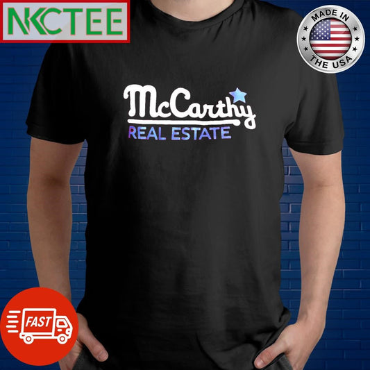 Awesome Mccarthy Real Estate star shirt Unisex T-shirt, Sweatshirt, Hoodie, Long Sleeve Tee - T-Shirt, Sweatshirt, Hoodie