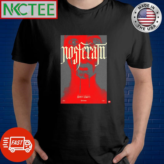 Awesome NOSFERATU (2024) poster design by Haley Turnbull shirt Unisex T-shirt, Sweatshirt, Hoodie, Long Sleeve Tee - T-Shirt, Sweatshirt, Hoodie