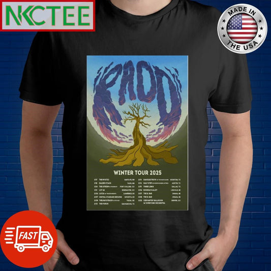 Awesome Rado Winter Tour 2025 Poster Shirt Unisex T-shirt, Sweatshirt, Hoodie, Long Sleeve Tee - T-Shirt, Sweatshirt, Hoodie