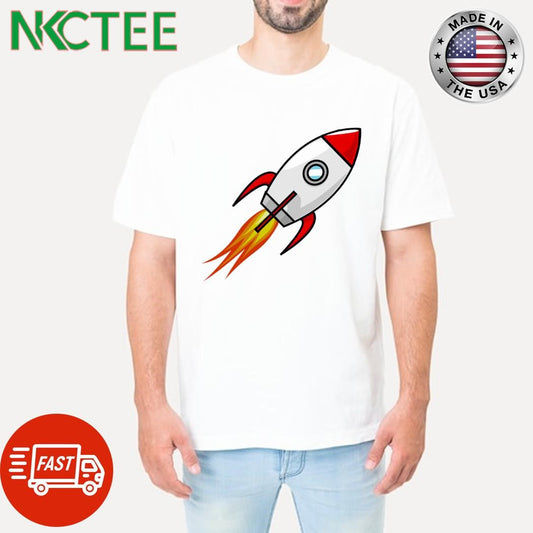 Awesome Rocket fly paint shirt Unisex T-shirt, Sweatshirt, Hoodie, Long Sleeve Tee - T-Shirt, Sweatshirt, Hoodie