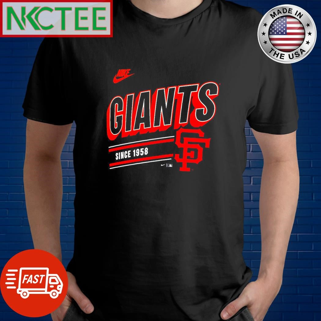 Awesome San Francisco Giants since 1958 SF shirt Unisex T-shirt, Sweatshirt, Hoodie, Long Sleeve Tee - T-Shirt, Sweatshirt, Hoodie
