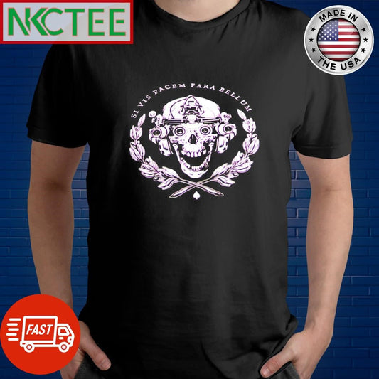 Awesome Si vis pacem, para bellum skull shirt Unisex T-shirt, Sweatshirt, Hoodie, Long Sleeve Tee - T-Shirt, Sweatshirt, Hoodie