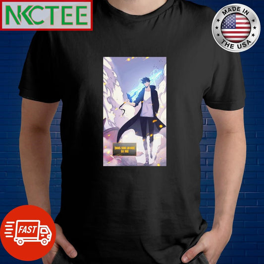 Awesome Solo Leveling Sung Jin-woo LV 100 shirt Unisex T-shirt, Sweatshirt, Hoodie, Long Sleeve Tee - T-Shirt, Sweatshirt, Hoodie