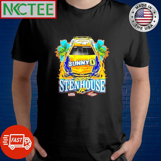 Awesome Stenhouse Jr. sunnyd car shirt Unisex T-shirt, Sweatshirt, Hoodie, Long Sleeve Tee - T-Shirt, Sweatshirt, Hoodie