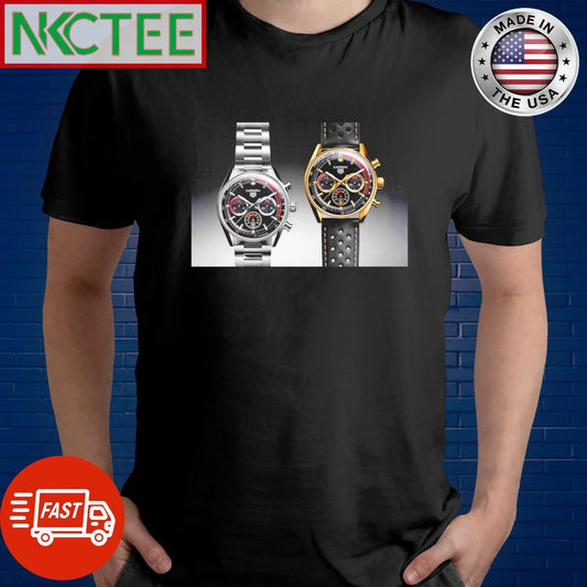 Awesome TAG Heuer Carrera Chronosprint x Porsche Rallye Watch shirt Unisex T-shirt, Sweatshirt, Hoodie, Long Sleeve Tee - T-Shirt, Sweatshirt, Hoodie