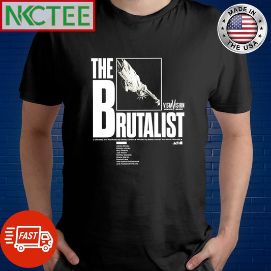 Awesome The Brutalist Vista Vision Motion Picture High-Fidelity shirt Unisex T-shirt, Sweatshirt, Hoodie, Long Sleeve Tee - T-Shirt, Sweatshirt, Hoodie