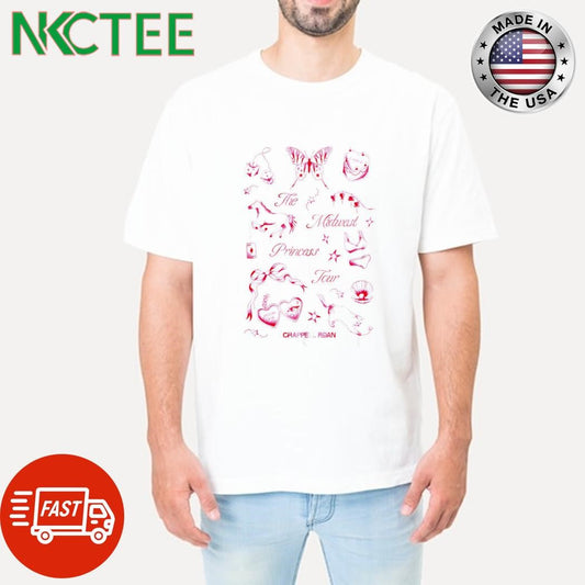Awesome The Midwest Princess Tour Chappell Roan animal shirt Unisex T-shirt, Sweatshirt, Hoodie, Long Sleeve Tee - T-Shirt, Sweatshirt, Hoodie