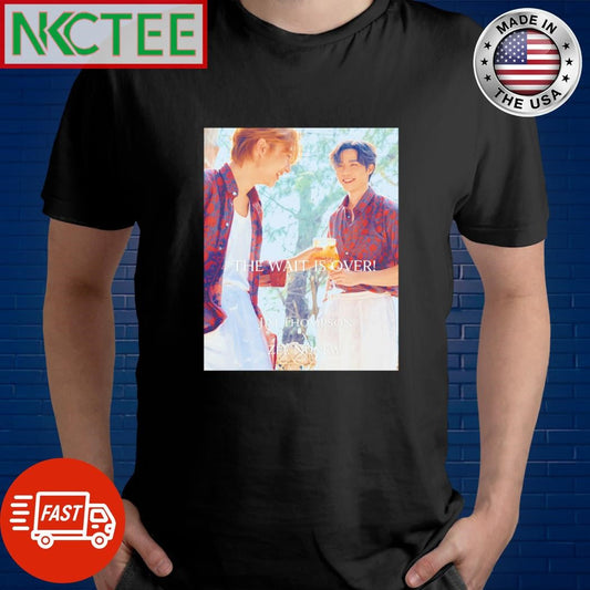 Awesome The wait is over Jim Thompson Zee Nunew shirt Unisex T-shirt, Sweatshirt, Hoodie, Long Sleeve Tee - T-Shirt, Sweatshirt, Hoodie