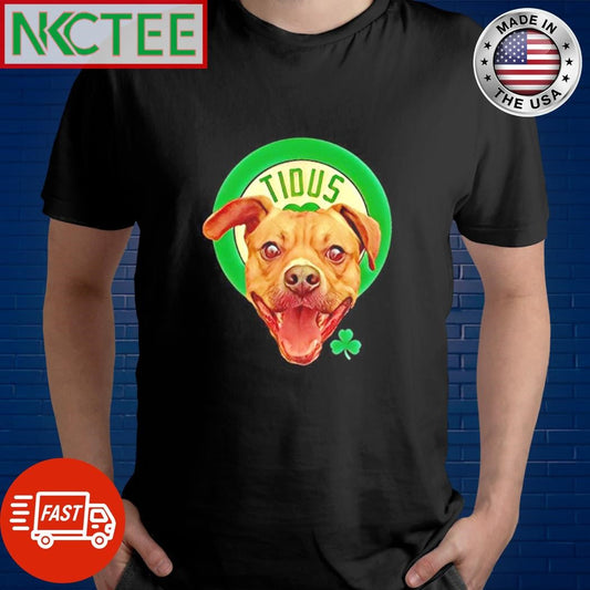 Awesome Tidus dog clover shirt Unisex T-shirt, Sweatshirt, Hoodie, Long Sleeve Tee - T-Shirt, Sweatshirt, Hoodie