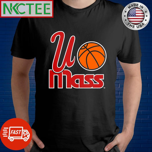 Awesome U Mass Minutemen Basketball ball shirt Unisex T-shirt, Sweatshirt, Hoodie, Long Sleeve Tee - T-Shirt, Sweatshirt, Hoodie