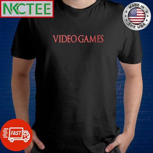 Awesome Video games text shirt Unisex T-shirt, Sweatshirt, Hoodie, Long Sleeve Tee - T-Shirt, Sweatshirt, Hoodie