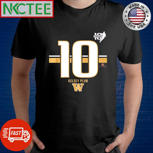 Awesome Washington Basketball 10 Kelsey Plum W 10 Forever shirt Unisex T-shirt, Sweatshirt, Hoodie, Long Sleeve Tee - T-Shirt, Sweatshirt, Hoodie