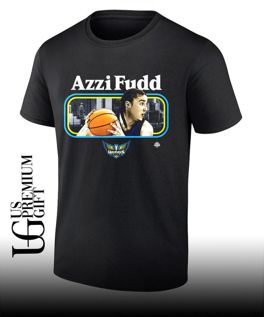 Azzi Fudd Dallas Wings WNBA 2026 shirt Unisex T-shirt, Sweatshirt, Hoodie, Long Sleeve Tee - T-Shirt, Sweatshirt, Hoodie