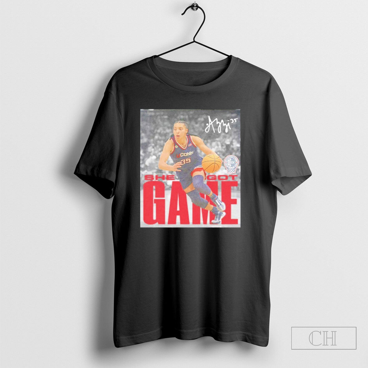 Azzi Fudd Uconn Huskies Wnba She Got Game Shirt Tee Unisex T-shirt, Sweatshirt, Hoodie, Long Sleeve Tee - T-Shirt, Sweatshirt, Hoodie