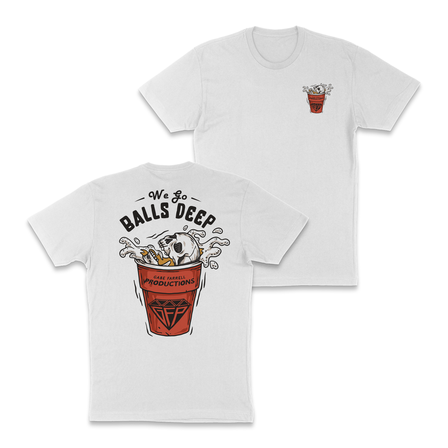 BALLS DEEP TEE - T-Shirt, Sweatshirt, Hoodie