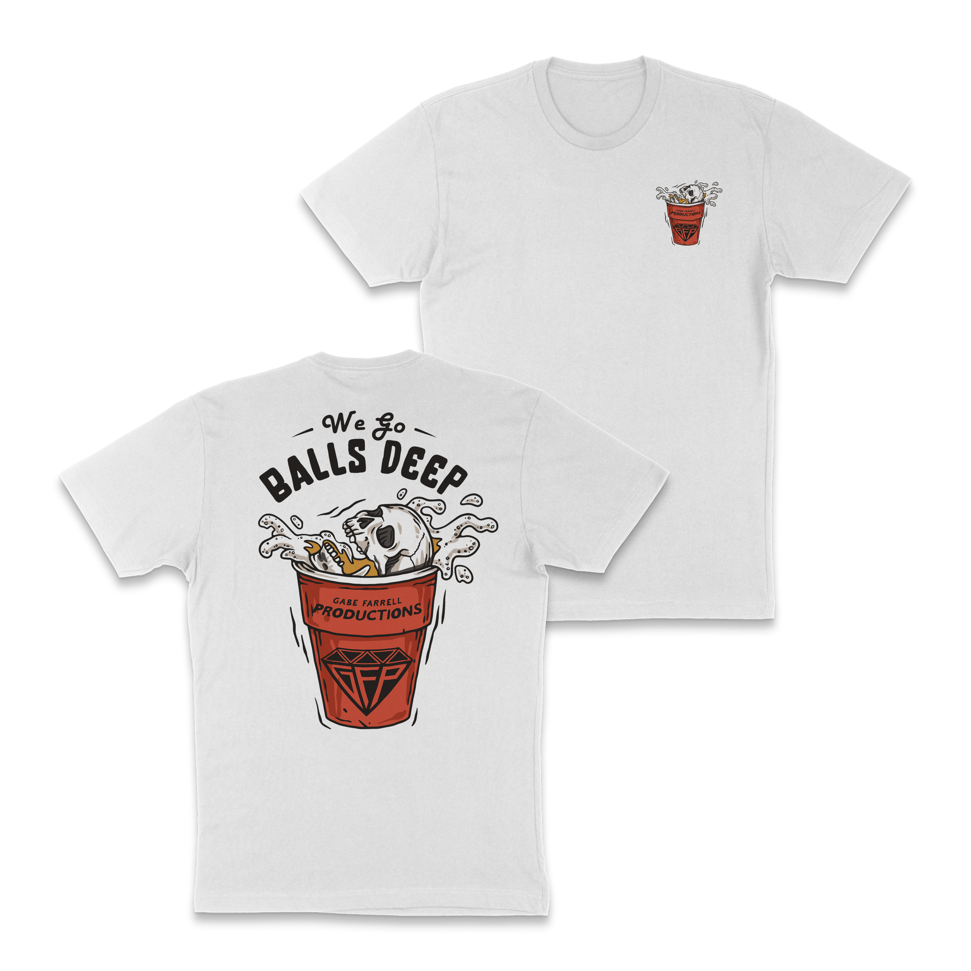 BALLS DEEP TEE - T-Shirt, Sweatshirt, Hoodie