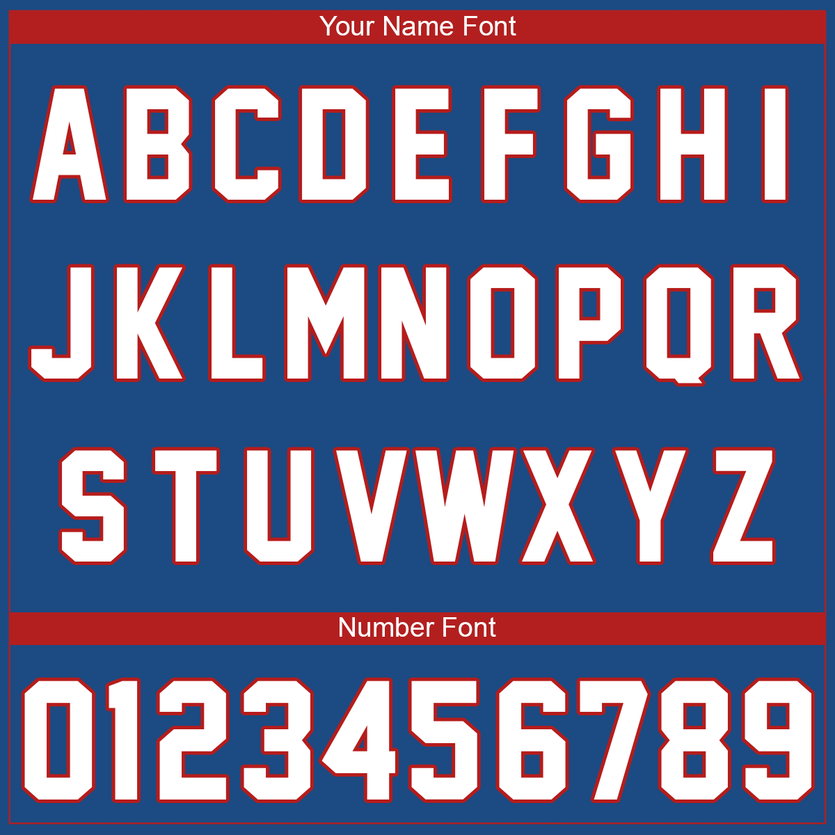 Custom Blue White Red Baseball Jersey baseball jersey product view 4