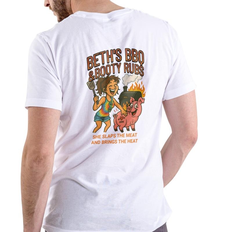 BETHS BBQ BOOTY RUBS Cotton - Adult & Kids T-Shirts, Sweatshirts & Hoodies apparel design preview 1