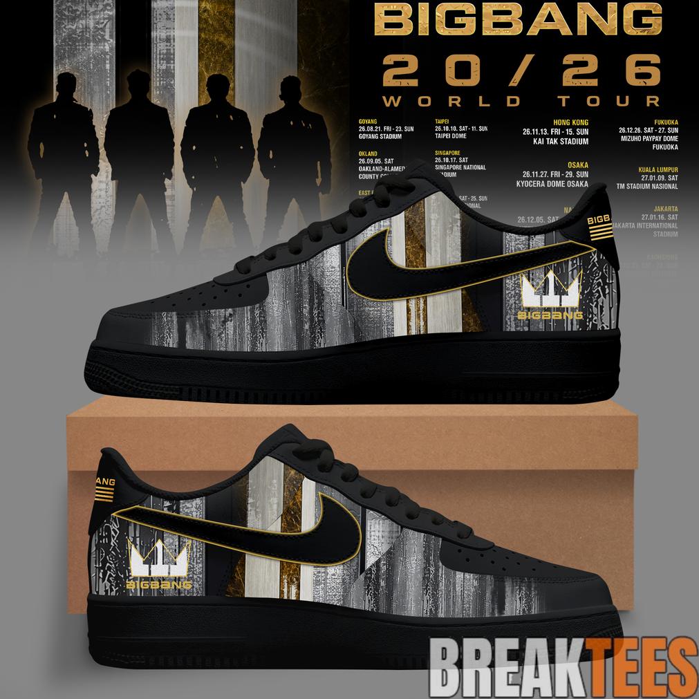 BIGBANG  20th Anniversary World Tour LEGENDARY Special AF1 Shoes Unisex T-shirt, Sweatshirt, Hoodie, Long Sleeve Tee - T-Shirt, Sweatshirt, Hoodie