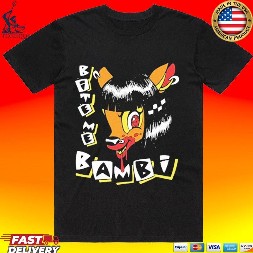 Bite Me Bambi T-shirt Unisex T-shirt, Sweatshirt, Hoodie, Long Sleeve Tee - T-Shirt, Sweatshirt, Hoodie