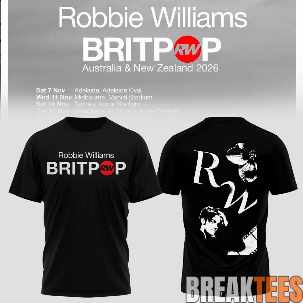 BRITPOP World Tour  Australia & New Zealand T-Shirt Unisex T-shirt, Sweatshirt, Hoodie, Long Sleeve Tee - T-Shirt, Sweatshirt, Hoodie