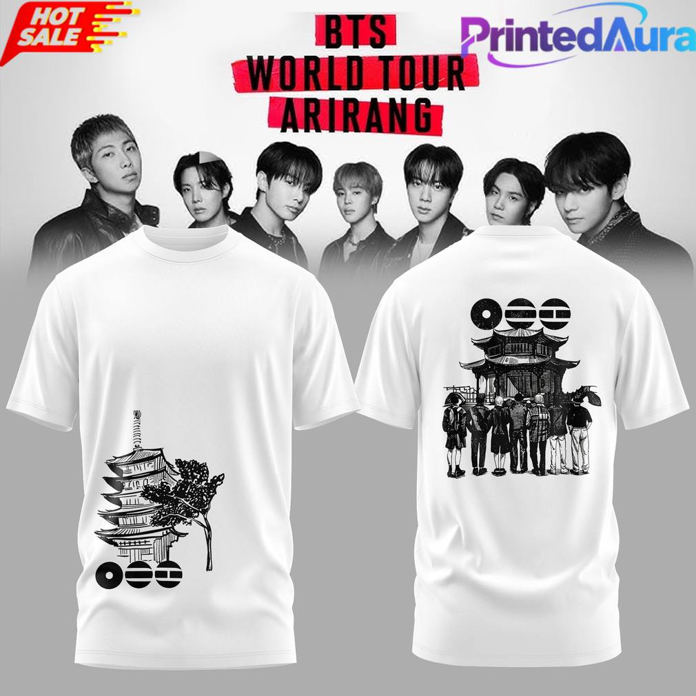BTS ARIRANG World Tour 2026 Tee Unisex T-shirt, Sweatshirt, Hoodie, Long Sleeve Tee - T-Shirt, Sweatshirt, Hoodie