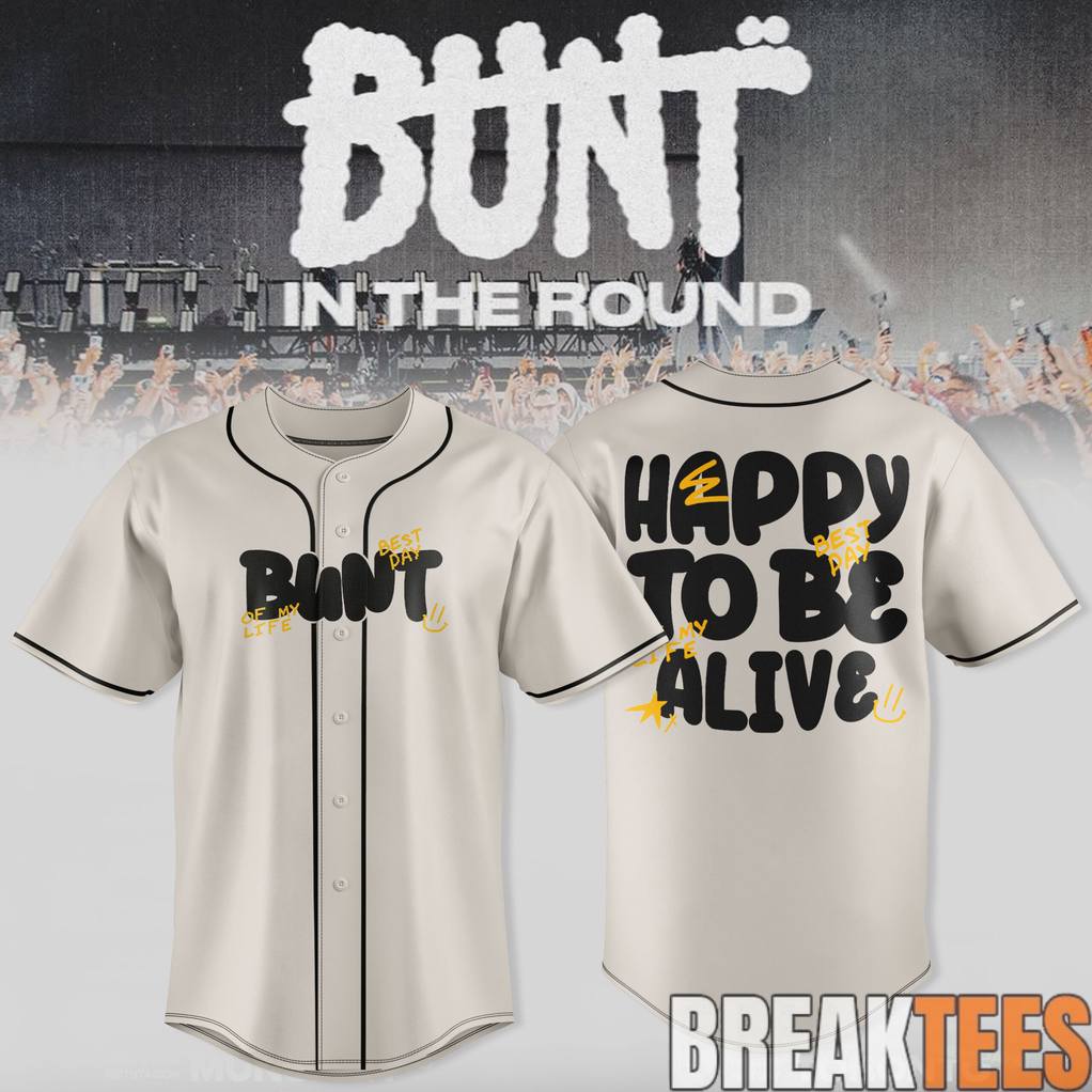 BUNT In The Round Tour 2026 Baseball Jersey Unisex T-shirt, Sweatshirt, Hoodie, Long Sleeve Tee - T-Shirt, Sweatshirt, Hoodie