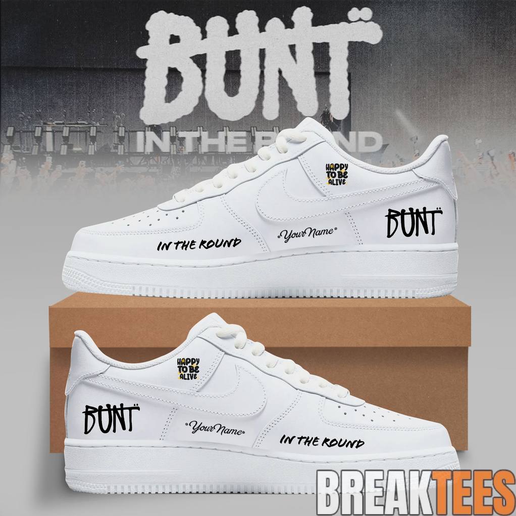 BUNT In The Round Tour 2026 Custom Air Force 1 Unisex T-shirt, Sweatshirt, Hoodie, Long Sleeve Tee - T-Shirt, Sweatshirt, Hoodie