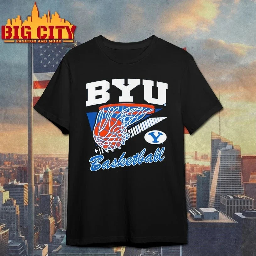 BYU Basketball Retro Swish shirt Unisex T-shirt, Sweatshirt, Hoodie, Long Sleeve Tee - T-Shirt, Sweatshirt, Hoodie