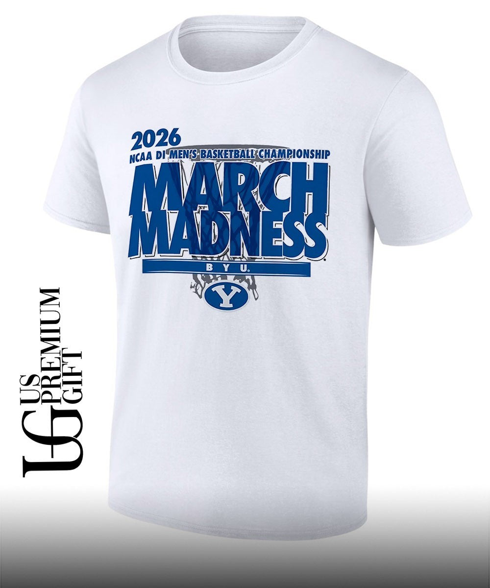 BYU Cougars March Madness NCAA D1 Mens basketball Championship 2026 shirt Unisex T-shirt, Sweatshirt, Hoodie, Long Sleeve Tee - T-Shirt, Sweatshirt, Hoodie