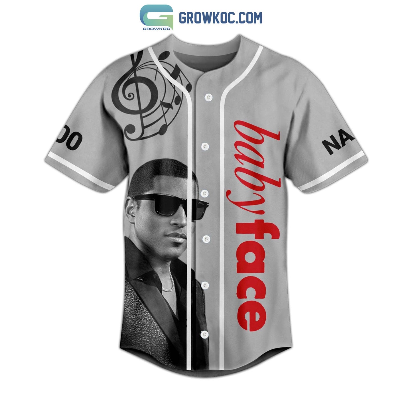 Baby Face As A Matter Of Fact Personalized Baseball Jersey baseball jersey product view 2