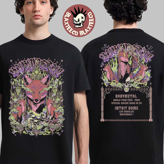 Babymetal Los Angeles 2025 Pop Up Shop Tee At Intuit Dome On November 1 2025 Fox Chapel T-Shirt - T-Shirt, Sweatshirt, Hoodie