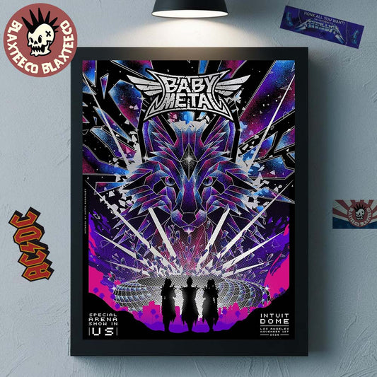 Babymetal Los Angeles Concert Poster At Intuit Dome Special Arena Show In US Pop Up Shop On November 1 2025 Home Decor Poster Canvas - T-Shirt, Sweatshirt, Hoodie