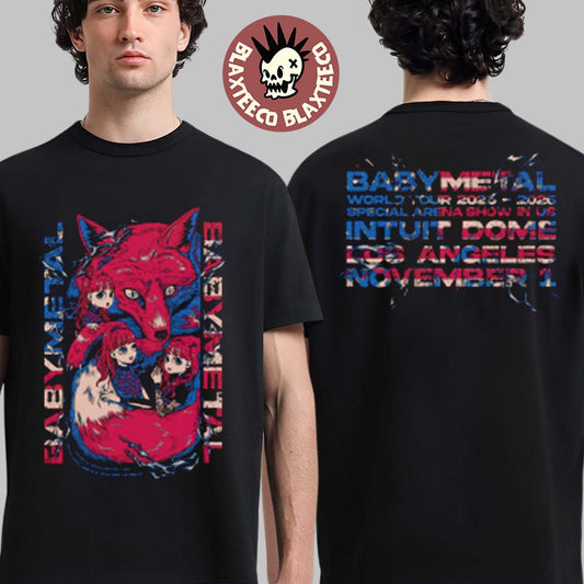 Babymetal World Tour 2025 2026 Special Arena Show In US In Los Angeles At Intuit Dome On November 1 2025 Pop Up Shop T-Shirt - T-Shirt, Sweatshirt, Hoodie