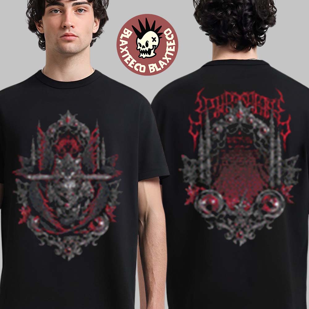 Babymetal World Tour 2026 UK And EU Merch Bite The Blade Two Sided T-Shirt Unisex T-shirt, Sweatshirt, Hoodie, Long Sleeve Tee - T-Shirt, Sweatshirt, Hoodie