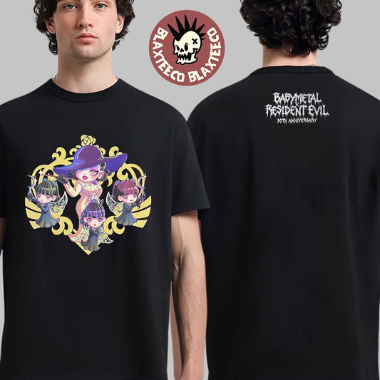 Babymetal x Resident Evil 30th Anniversary Merch The Dolls T-Shirt Unisex T-shirt, Sweatshirt, Hoodie, Long Sleeve Tee - T-Shirt, Sweatshirt, Hoodie