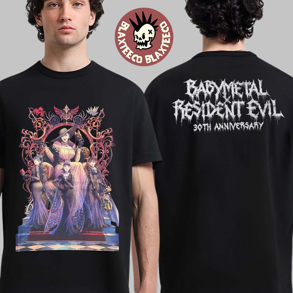 Babymetal x Resident Evil 30th Anniversary Merch The Ladies T-Shirt Unisex T-shirt, Sweatshirt, Hoodie, Long Sleeve Tee - T-Shirt, Sweatshirt, Hoodie