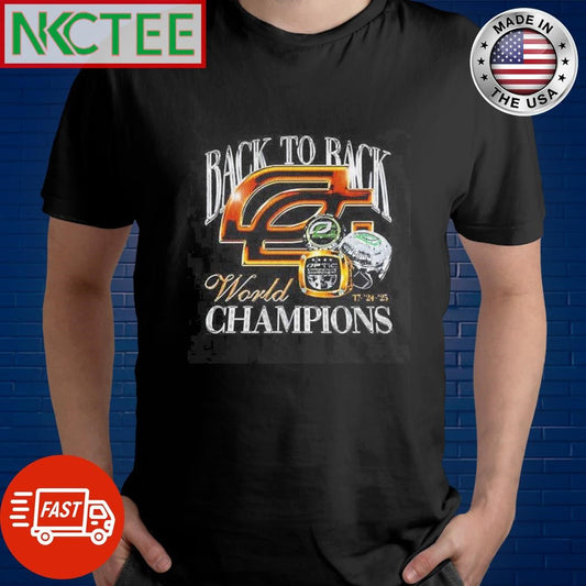 Back to back world champions 17-24-25 shirt Unisex T-shirt, Sweatshirt, Hoodie, Long Sleeve Tee - T-Shirt, Sweatshirt, Hoodie