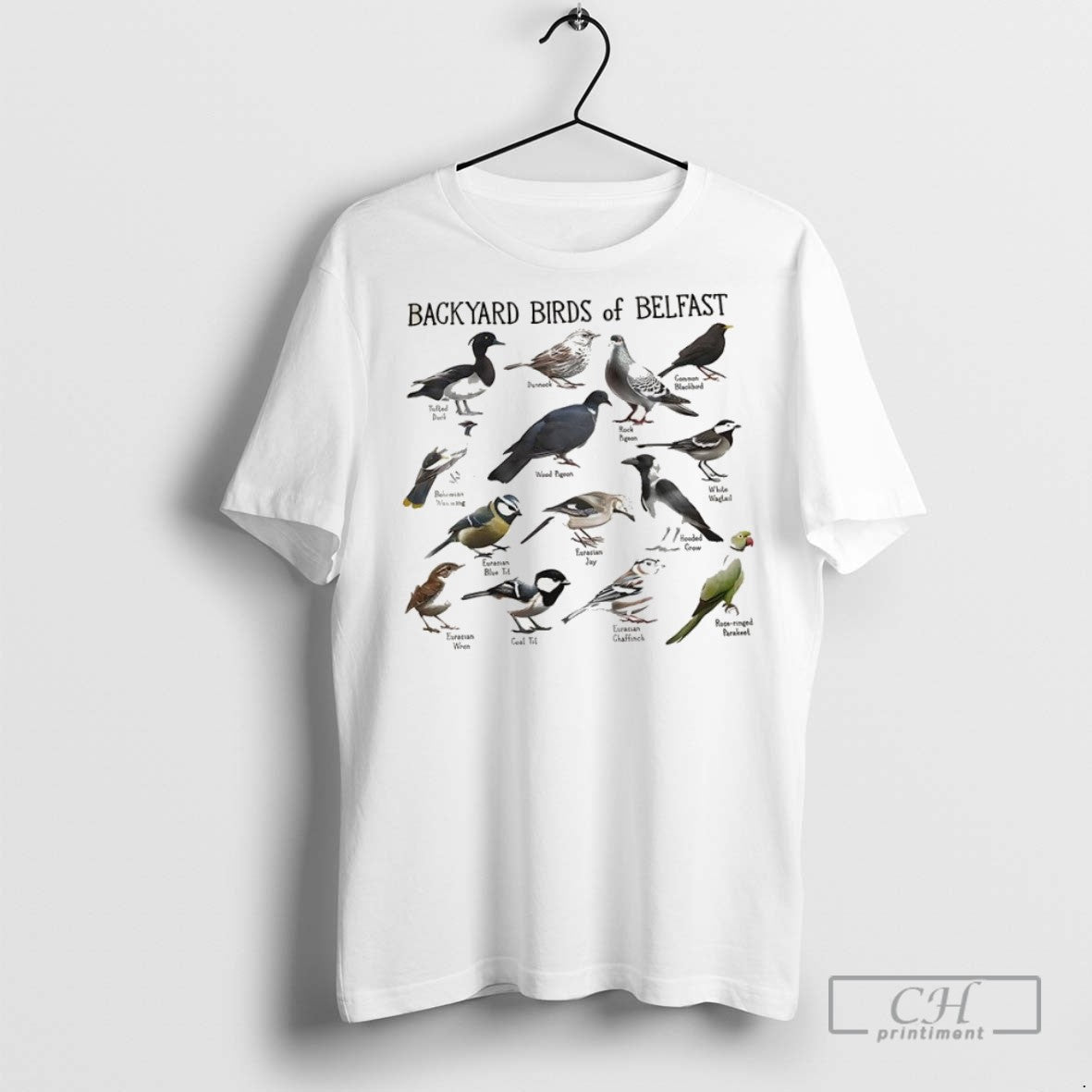 Backyard Bird Of Belfast T Shirts Unisex T-shirt, Sweatshirt, Hoodie, Long Sleeve Tee - T-Shirt, Sweatshirt, Hoodie