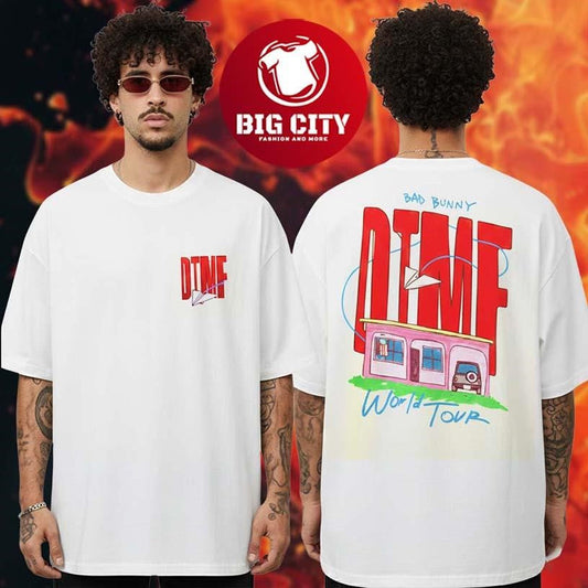 Bad Bunny Merch Mexico DtMF World Tour GNP Seguros On December Two Sided Shirt Unisex T-shirt, Sweatshirt, Hoodie, Long Sleeve Tee - T-Shirt, Sweatshirt, Hoodie