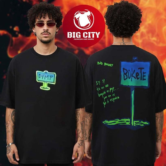 Bad Bunny Merch Mexico DtMF World Tour GNP Seguros Two Sided Shirt Unisex T-shirt, Sweatshirt, Hoodie, Long Sleeve Tee - T-Shirt, Sweatshirt, Hoodie