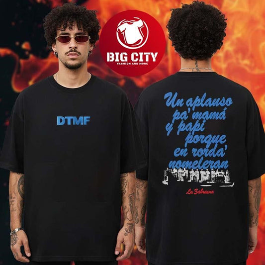 Bad Bunny Mexico DtMF World Tour GNP Seguro Two Sided Shirt Unisex T-shirt, Sweatshirt, Hoodie, Long Sleeve Tee - T-Shirt, Sweatshirt, Hoodie