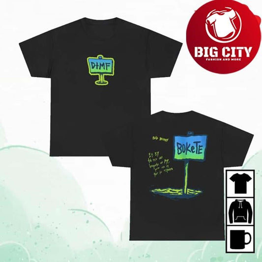 Bad Bunny World Tour Signage Graphic Two Sided Shirt Unisex T-shirt, Sweatshirt, Hoodie, Long Sleeve Tee - T-Shirt, Sweatshirt, Hoodie