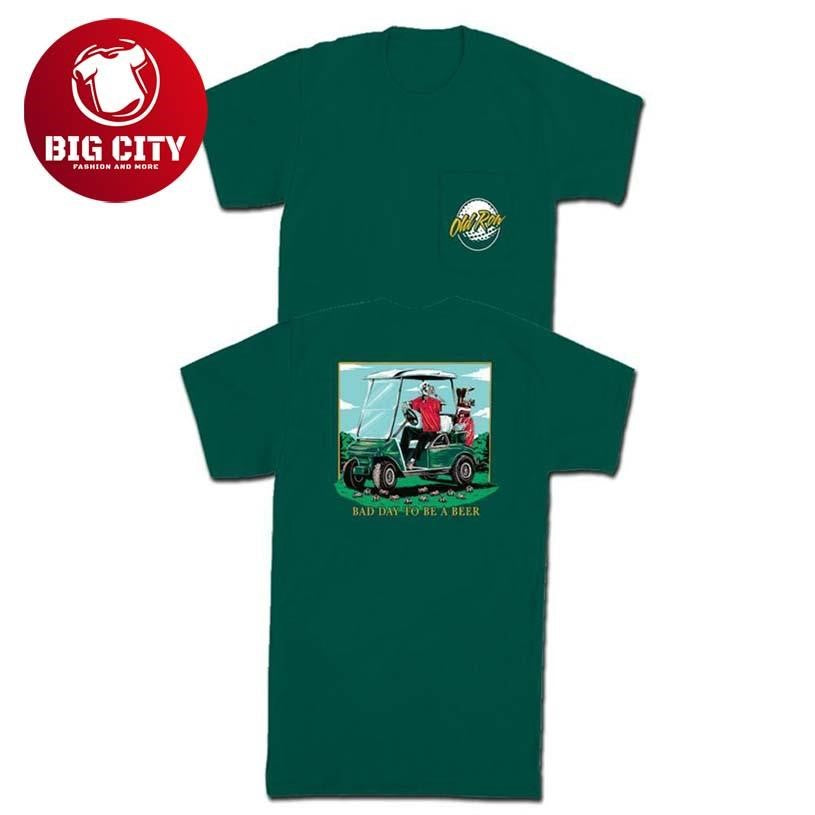 Bad Day To Be A Beer Golf Old Row Two Sided Shirt Unisex T-shirt, Sweatshirt, Hoodie, Long Sleeve Tee - T-Shirt, Sweatshirt, Hoodie