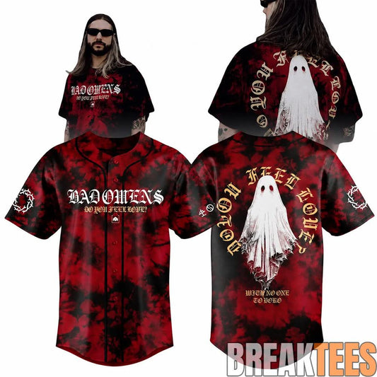 Bad Omens Do You Feel Love Worldwide Tour 2026 Baseball Jersey Unisex T-shirt, Sweatshirt, Hoodie, Long Sleeve Tee - T-Shirt, Sweatshirt, Hoodie