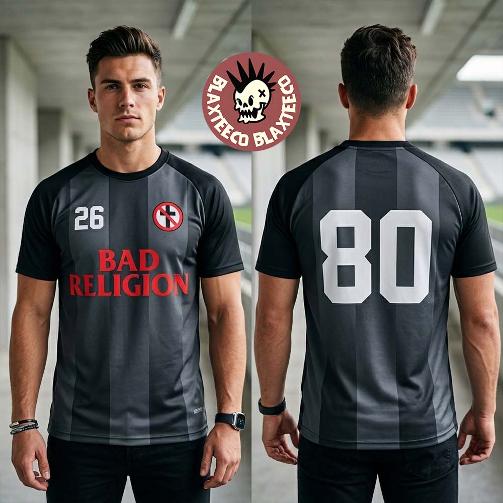 Bad Religion Latin America 2026 Tour Merch 80 Football Jersey Unisex T-shirt, Sweatshirt, Hoodie, Long Sleeve Tee - T-Shirt, Sweatshirt, Hoodie