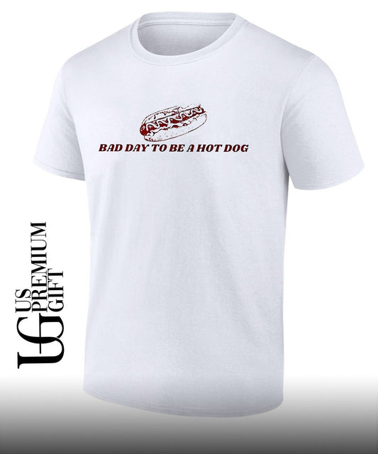 Bad day to be a Hotdog shirt Unisex T-shirt, Sweatshirt, Hoodie, Long Sleeve Tee - T-Shirt, Sweatshirt, Hoodie