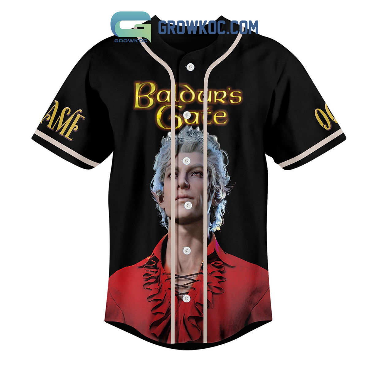 Baldur’s Gate I Am So Much More Than What You Made Me Personalized Baseball Jersey baseball jersey product view 2