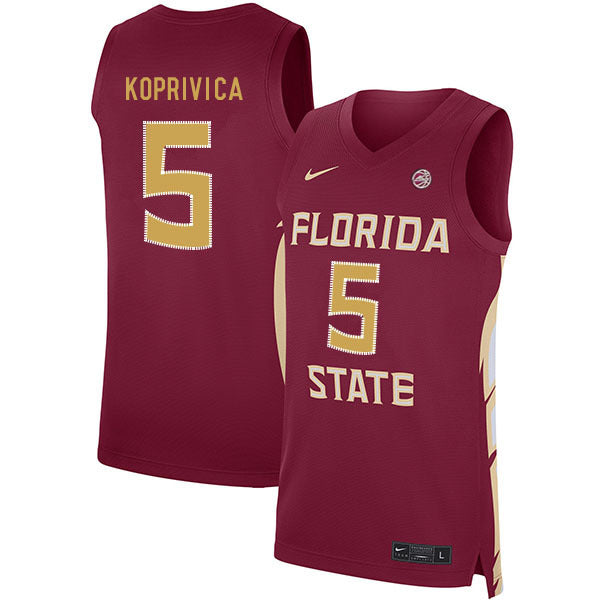 Balsa Koprivica 5 Red College Football Jersey football jersey product view 1